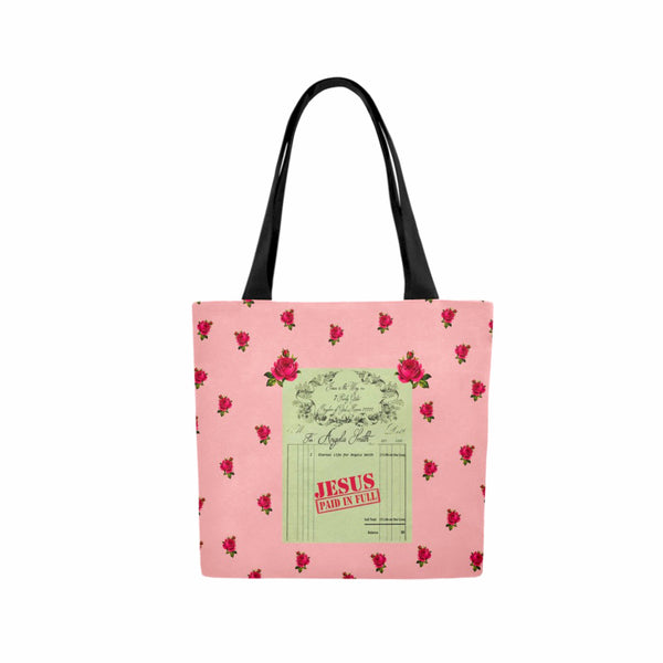 ♥PERSONALIZED Jesus Paid in Full Tote Bags