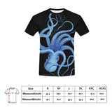 Blue Octopus Swimming T-Shirts