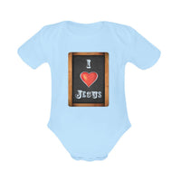 ♥ Cutie I love Jesus Baby Boy Onesie♥