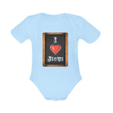 ♥ Cutie I love Jesus Baby Boy Onesie♥