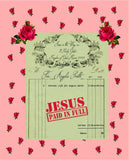 ♥PERSONALIZED Jesus Paid in Full Tote Bags