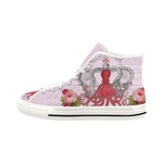 Red Octopus Women's High Top Sneakers Women's Shoes