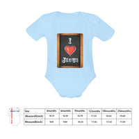 ♥ Cutie I love Jesus Baby Boy Onesie♥