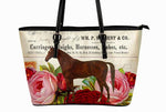 Horse with Roses Purse
