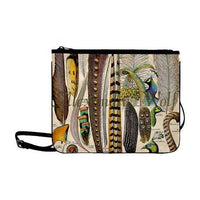 Vintage Feathers Crossbody Bags