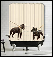 French Bulldogs Shower Curtain