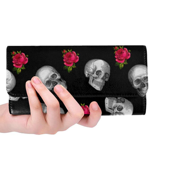 Skull and Roses Women's Wallets
