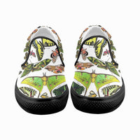 Butterfly Collage Slip on Canvas Women's Shoes