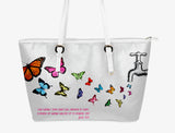 Spring Water Butterfly Bible Verse Purse